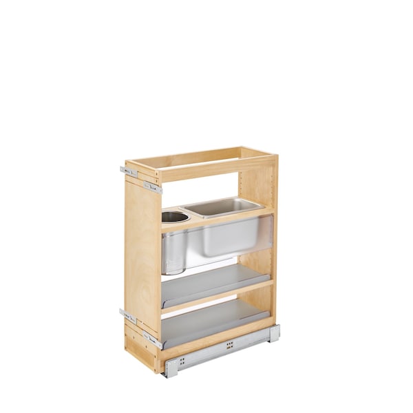 Rev-A-Shelf Maple Veneer, Light Brown, 8.62 in W, 25.56 in H, 19.56 in D, 19 in L, Light Brown 445-VCG25SC-8 - main